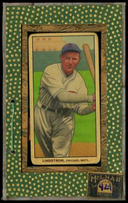 Picture, Helmar Brewing, T206-Helmar Card # 429, Fred LINDSTROM (HOF), Batting follow through, Chicago Cubs